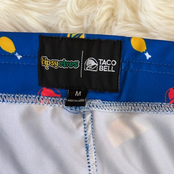 Tipsy Elves Festive Friendsgiving Sweater & Leggings - Blue, Red, Yellow - Picture 8 of 10